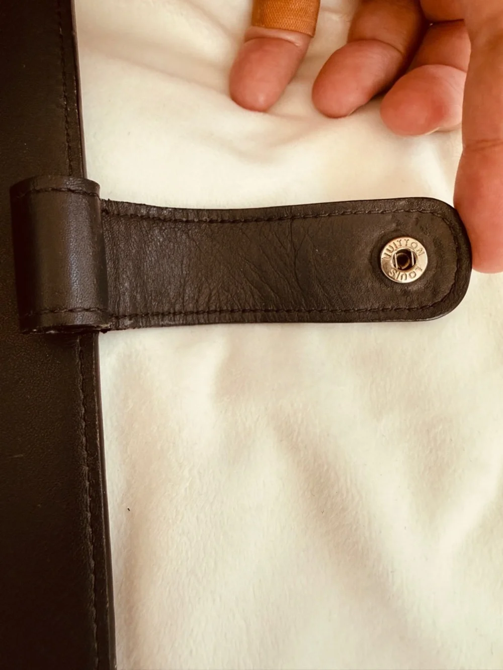 Louis Vuitton Monogram Vernis Agenda MM - Noir Magnetique Authentic